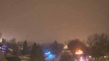 Weather camera view of Sibley East Middle and High School.