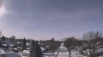 Weather camera view of Sibley East Middle and High School.