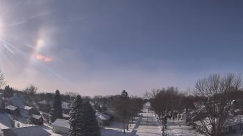 Weather camera view of Sibley East Middle and High School.