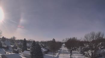 Weather camera view of Sibley East Middle and High School.