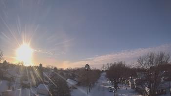 Weather camera view of Sibley East Middle and High School.
