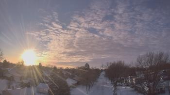 Weather camera view of Sibley East Middle and High School.