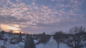 Weather camera view of Sibley East Middle and High School.