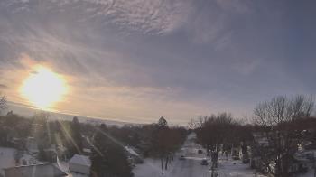 Weather camera view of Sibley East Middle and High School.
