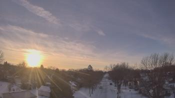 Weather camera view of Sibley East Middle and High School.