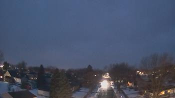 Weather camera view of Sibley East Middle and High School.