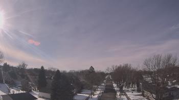 Weather camera view of Sibley East Middle and High School.