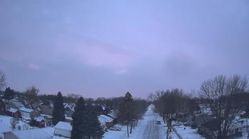 Weather camera view of Sibley East Middle and High School.