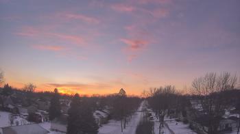 Weather camera view of Sibley East Middle and High School.