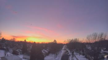 Weather camera view of Sibley East Middle and High School.