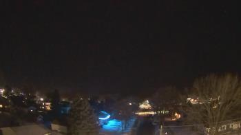 Weather camera view of Sibley East Middle and High School.