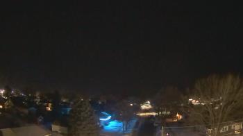 Weather camera view of Sibley East Middle and High School.