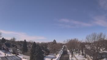 Weather camera view of Sibley East Middle and High School.