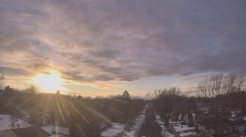 Weather camera view of Sibley East Middle and High School.