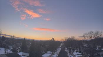 Weather camera view of Sibley East Middle and High School.