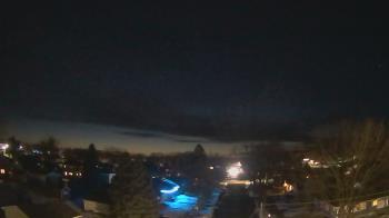 Weather camera view of Sibley East Middle and High School.