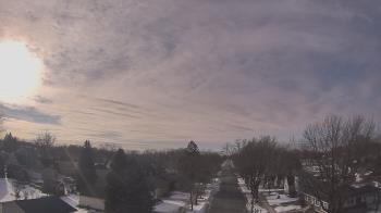 Weather camera view of Sibley East Middle and High School.