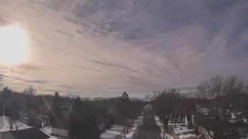 Weather camera view of Sibley East Middle and High School.