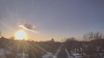 Weather camera view of Sibley East Middle and High School.