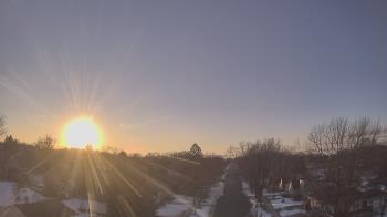 Weather camera view of Sibley East Middle and High School.