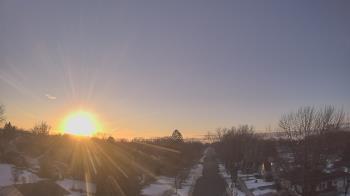 Weather camera view of Sibley East Middle and High School.