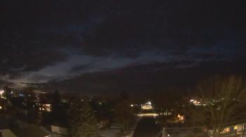 Weather camera view of Sibley East Middle and High School.