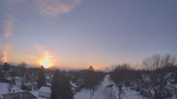 Weather camera view of Sibley East Middle and High School.