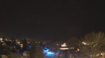 Weather camera view of Sibley East Middle and High School.