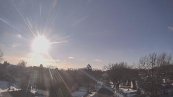 Weather camera view of Sibley East Middle and High School.