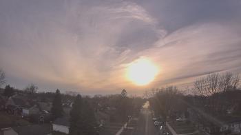 Weather camera view of Sibley East Middle and High School.