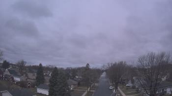 Weather camera view of Sibley East Middle and High School.