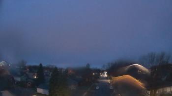 Weather camera view of Sibley East Middle and High School.