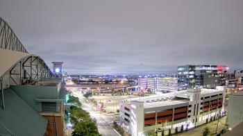 Weather camera view of Minute Maid Park.