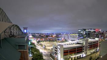 Weather camera view of Minute Maid Park.