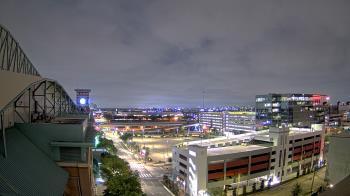 Weather camera view of Minute Maid Park.