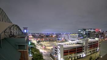 Weather camera view of Minute Maid Park.