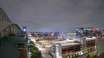 Weather camera view of Minute Maid Park.