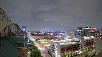Weather camera view of Minute Maid Park.