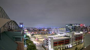 Weather camera view of Minute Maid Park.