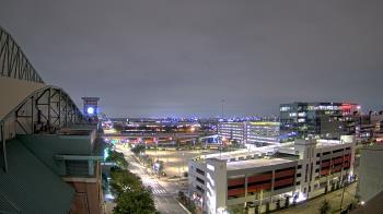 Weather camera view of Minute Maid Park.