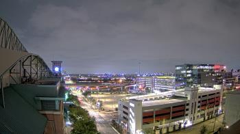 Weather camera view of Minute Maid Park.