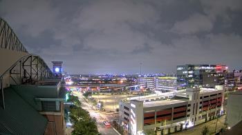Weather camera view of Minute Maid Park.
