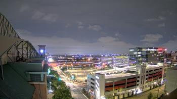 Weather camera view of Minute Maid Park.