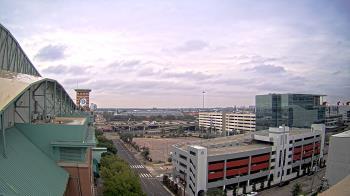 Weather camera view of Minute Maid Park.