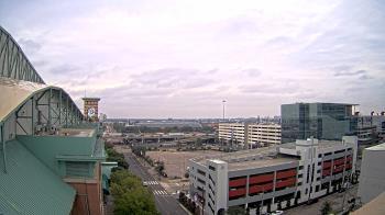 Weather camera view of Minute Maid Park.