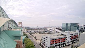 Weather camera view of Minute Maid Park.