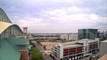 Weather camera view of Minute Maid Park.