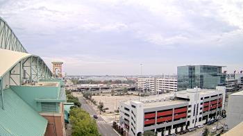 Weather camera view of Minute Maid Park.