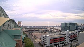 Weather camera view of Minute Maid Park.