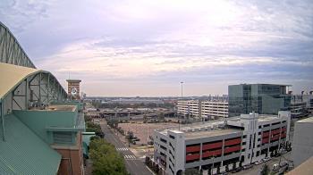 Weather camera view of Minute Maid Park.